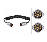 Electroválvula 12 V 7 pines 1724 N-Tipo Metálica HELLA para SCANIA