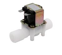 Electroválvula 12V DC Normalmente Cerrada para Líquidos Rosca 1/2" Acuarios Hidroponía Placas de Desarrollo 4.8W