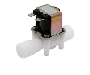 Electroválvula 12V DC Normalmente Cerrada para Líquidos Rosca 1/2" Acuarios Hidroponía Placas de Desarrollo 4.8W