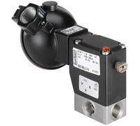 Electroválvula 3/2 vías NPT 1/4'' Mezcla Acero inoxidable FKM 0-6bar/87psi 110VAC/DC ATEX 0330 390182