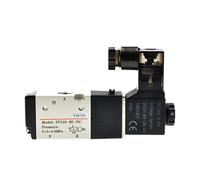 Electroválvula 3V100 Serie 3V110 3V110 3V120 220 V 110 V 24 V 12 V 3 puertos 2 posición terminal tipo de terminal individual/doble imán (3V110-M5-NO, sin bobina)