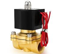 Electroválvula AC220 V, latón 1/2''G, válvula electromagnética, válvula magnética DN15 0-10 MPA, entrada de agua, válvulas de distribución de agua para agua, aire, gas, aceite