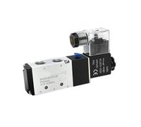 Electroválvula de 5/2 vías 4V210-08 con doble tensión DC24V/AC220V y conector(4V210-08,DC24)