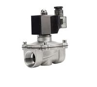 Electroválvula de acero inoxidable 304, normalmente cerrada, impermeable al aire libre, IP65, resistente a la presión 10P, válvula control solenoide