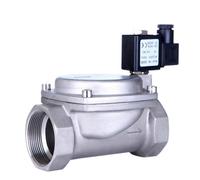 Electroválvula de alta presión de acero inoxidable de 2", 110 V, 24 V, 12 V, 24 V, normalmente cerrada(BSP_240VAC_EPDM-SEAL)