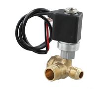 Electroválvula de bomba de compresor de aire eficiente con escape de apagado, válvula de purga para liberar aire atrapado y válvula de retención para mantener una presión constante (D)