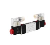 Electroválvula de cinco vías y dos posiciones 4V220-08, 220 V, doble control electrónico, 24 V, válvula de control neumático 4V320-10(4V420-15 valve body)