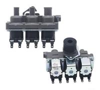 Electroválvula de entrada de lavadora para unidades multimarca con compatibilidad de cabezal triple doble (G)