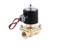 Electroválvula de latón de 1/2" normalmente cerrada, 24 V, 12 V, 220 V y 110 V(NPT_24VDC_EPDM-SEAL)