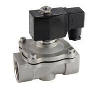 Electroválvula DF-SA 1'' acero inoxidable FKM 0-6bar 12V CC