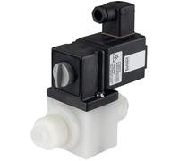 Electroválvula DN 10 Manguitos encolados sin insertar/tuerca NC PVC EPDM 0-3bar/44psi 200VAC Vacío 131 501482