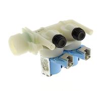 Electroválvula doble con conector para lavadora Indesit - C00110333