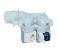 Electroválvula doble con conector para lavadora Indesit - C00110333