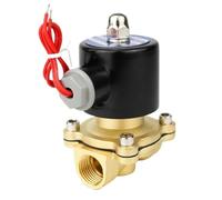 Electroválvula eléctrica de 1/4", 3/8", 1/2", 3/4", DN8/10/15/20/25/50, normalmente cerrada, neumática, for agua, aceite, aire y gas, 12 V, 24 V, 110 V y 220 V(DN25,AC110V)
