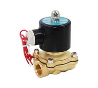 Electroválvula eléctrica de 1/4", 3/8", 1/2", 3/4", DN8/10/15/20/25/50, normalmente cerrada, neumática, for agua, aceite, aire y gas, 12 V, 24 V, 110 V y 220 V(DN25,AC110V)