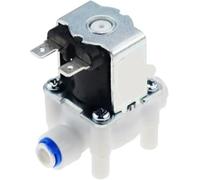 Electroválvula eléctrica de 1/4" normalmente cerrada - Control de flujo de agua y gas for lavadoras (CC 12 V/24 V/CA 220 V)(DC 24V)