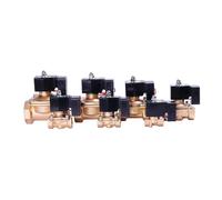 Electroválvula Eléctrica de Ahorro de Energía Bobina de Rosca Hembra de Latón Normalmente Cerrada Puede funcionar las 24 horas del día 12V 24V 220V(NBR-SEAL-220VAC-CLOSED)
