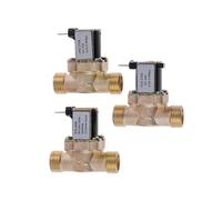 Electroválvula eléctrica de latón G1/2, 12 V CC, 24 V CA, 220 V CA, para calentador de agua solar