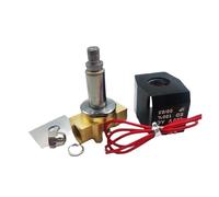 Electroválvula eléctrica de latón G1/4 3/8 1/2 3/4 1" for agua, aceite y aire, normalmente cerrada, IP65, DN15, DN20, DN25, DN08, 12 V, 24 V, 220 V(DN25,G_24V_COPPER BODY)
