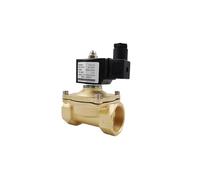 Electroválvula eléctrica de latón, normalmente cerrada, de 3/8", 1/2", 3/4", 1", DN10, DN15, DN20, 12 V/220 V, for agua, aceite y aire, IP65(DN25,AC220V)