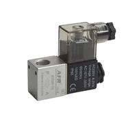Electroválvula electromagnética de aire, 2 posiciones, 2 puertos, normalmente cerrada, 12 V, 24 V, 220 V, conexión de manguera de 6 mm y 8 mm.(Without Fittings,DC12V)