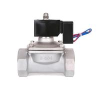 Electroválvula impermeable de 2 pulgadas normalmente cerrada/normalmente abierta, AC220 V, 110 V, DC24 V, 12 V, válvula solenoide de bajo consumo, no se calienta durante 24 horas (sellado de 24 vac