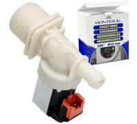 Electrovalvula Lavavajillas 1 Via 180° Ø12mm C00273883 para Whirlpool | Código Original C00258669 482000085191 482000022024 para Bauknecht - Garantía de 10 Años - MONTERAL