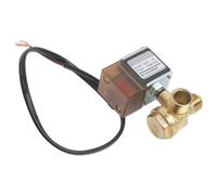 Electroválvula libre de aceite para compresores de aire - Diseño cuadrado con rosca interna y externa, función de comprobación de escape, funcionamiento silencioso, construcción de plástico/metal A