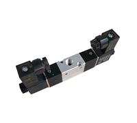 Electroválvula neumática 3V120-06 3V120-M5 Puerto 1/8" BSP M5 12 V CC Válvula de control de 3/2 vías Bobina doble(3V120-06,110V)
