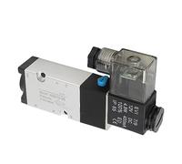 Electroválvula neumática 4M210 08, rosca NPT de 1/8 pulg., válvula solenoide de control de aire neumática, 12 V CC, aleación de aluminio para control de aire.