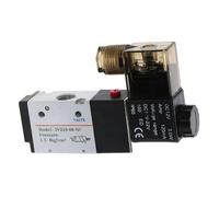 Electroválvula neumática de 3 vías DC 12V 2 posiciones rosca G1/4 PT cuerpo metal-plástico presión de funcionamiento 0,15-0,8 MPa, para hidráulico industrial