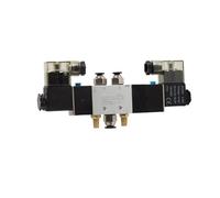 Electroválvula neumática de 5 vías, 3 posiciones, 1/4 de pulgada, con accesorios (4V230C-08, 4V230E-08, 4V230P-08)(4V230E-08 AC110V,With 10mm)