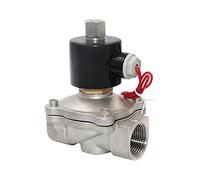 Electroválvula neumática eléctrica de acero inoxidable, normalmente abierta, 12 V/24 V/220 V/110 V, 1 unidad(Ac220v,DN50)