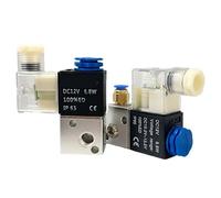 Electroválvula neumática electrónica de dos posiciones y dos vías 3V1-06/M5 (1 unidad)(3V1-06 12MM,DC24V)