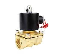 Electroválvula neumática normalmente cerrada, 1/4", 3/8", 1/2", 3/4", 1", 1-1/2", BSP hembra, 12 V, 24 V, 110 V, 220 V, for agua, aceite y aire.(45659,BSPP FEMALE-DC12V)