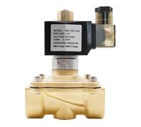 Electroválvula normalmente abierta, G3/8" a G2", con sello, CA 220 V, CC 12 V 24 V, resistente al agua IP65(1",DC 24V_V-I-T-O-N)