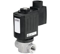 Electroválvula NPT 3/8'' NC Acero inoxidable FKM 0-1bar/15psi 24VDC 6027 307770
