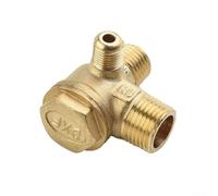 Electroválvula para compresor de aire exento de aceite, 2 vías NO, G1/10.2 cm FPT, DC12V, 0.23Cv, -10°C a 80°C, electroválvula de compresor de aire exenta de aceite (B)