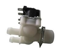Electroválvula para lavadora, válvula de agua, una entrada, dos salidas, paralela, doble válvula, CC 12 V/24 V, CA 110 V/220 V (AC110 V)
