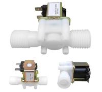 Electroválvula roscada macho 1/2 "3/4" AC 220 V DC 12 V 24 V Interruptor del regulador de la válvula de control de agua normalmente cerrado normalmente abierto (3/4", 12 V_Normally Open)