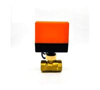 Electroválvula, Válvula de bola eléctrica de 1/2 ", 3/4", 1 ", 1-1/4", 1-1/2 ", 2", válvula solenoide de calefacción de suelo for aire acondicionado de latón, bidireccional AC220 DC24V DC12V(DN15,220)