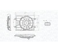 Electroventilador del motor