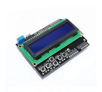 ElectroWorldFR LCD Keypad Shield 1602 - Pantalla LCD azul con teclado para UNO R3 Mega Board