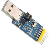 ElectroWorldFR USB to Serial Converter 6 en 1 2102 CP, Multifunctional USB a TTL/RS485/RS232, TTL-RS232/485, 232 a 485 Serial Debug Tool 2102 CP