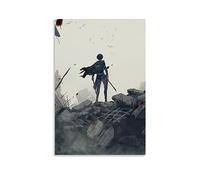 ELedvb Attack on Titan Comic Live Art WallpaperCanvas Poster Pintura Decorativa Lienzo Pósters de Pared e Impresión de Arte Moderno Decoración de Dormitorio Familiar Pósters de 20 x 30 cm