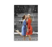 ELedvb Gossip Girl Blair SerenaCanvas - Póster decorativo para pared e imagen artística impresa moderna para dormitorio familiar, 12 x 18 pulgadas (30 x 45 cm)