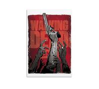 ELedvb Póster de cómic de televisión The Walking Dead, póster de lienzo decorativo, póster de pared e impresión artística moderna para decoración de dormitorio familiar, 20 x 30 cm