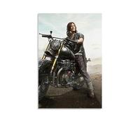 ELedvb Póster de Daryl Dixon de The Walking Dead, pintura decorativa, lienzo, pósteres de pared e impresión artística moderna para decoración de dormitorio familiar, 20 x 30 cm