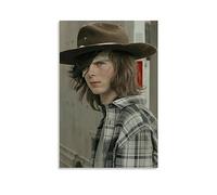 ELedvb The Walking Dead Carl Grimes - Póster decorativo en lienzo para pared e impresión artística moderna para dormitorio familiar, 16 x 24 pulgadas (40 x 60 cm)