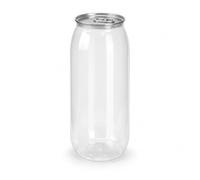 Eleeonora Botellas PequeñAs De PláStico con Tapas,Vasos Selladores De PláStico Pet con Tapas De Aluminio,Sellado HerméTicamente,para Refrigerar Y Almacenar Bebidas FríAs